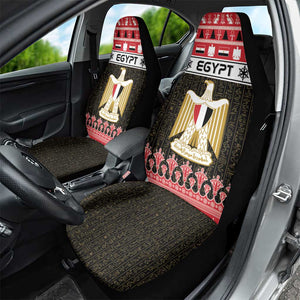 Afro Egypt Christmas Car Seat Cover Coat Of Arms Mix Egyptian Pattern