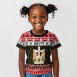 Afro Egypt Christmas Kid T shirt Coat Of Arms Mix Egyptian Pattern LT15