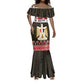 Afro Egypt Christmas Mermaid Dress Coat Of Arms Mix Egyptian Pattern LT15