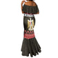 Afro Egypt Christmas Mermaid Dress Coat Of Arms Mix Egyptian Pattern LT15