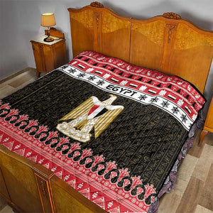 Afro Egypt Christmas Quilt Coat Of Arms Mix Egyptian Pattern