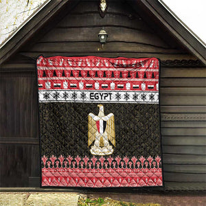 Afro Egypt Christmas Quilt Coat Of Arms Mix Egyptian Pattern