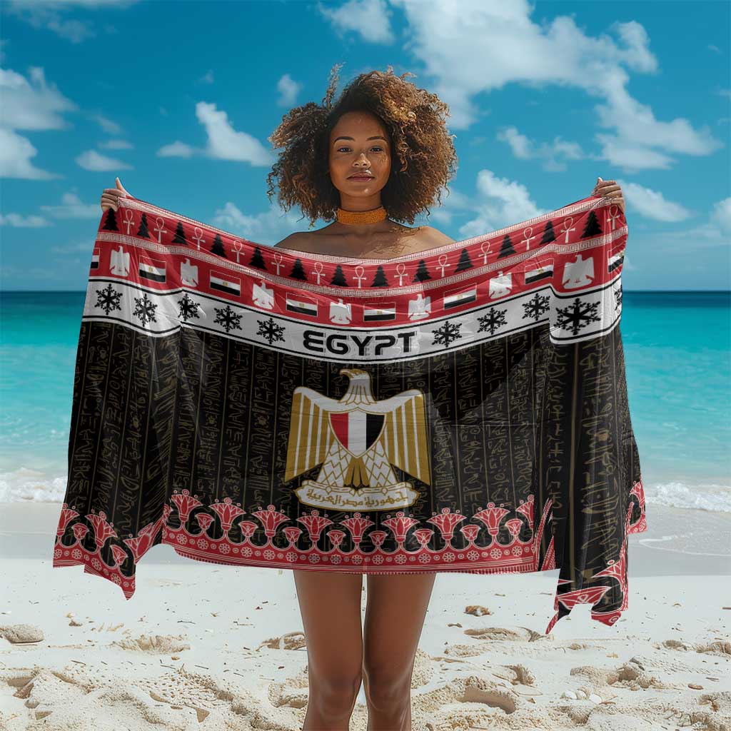 Afro Egypt Christmas Sarong Coat Of Arms Mix Egyptian Pattern