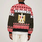 Afro Egypt Christmas Sleeve Zip Bomber Jacket Coat Of Arms Mix Egyptian Pattern LT15