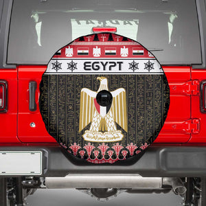 Afro Egypt Christmas Spare Tire Cover Coat Of Arms Mix Egyptian Pattern