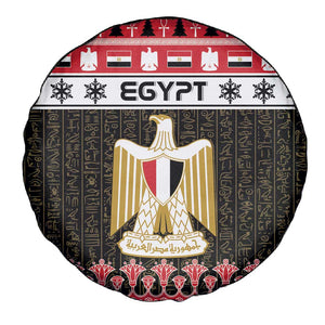 Afro Egypt Christmas Spare Tire Cover Coat Of Arms Mix Egyptian Pattern