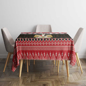 Afro Egypt Christmas Tablecloth Coat Of Arms Mix Egyptian Pattern