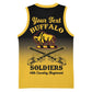 Personalized Afro-Americans Buffalo Soldiers Basketball Jersey 10th Cavalry Regiment LT15