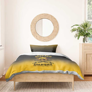 Personalized Afro-Americans Buffalo Soldiers Bedding Set 10th Cavalry Regiment