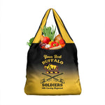 Personalized Afro-Americans Buffalo Soldiers Grocery Bag 10th Cavalry Regiment