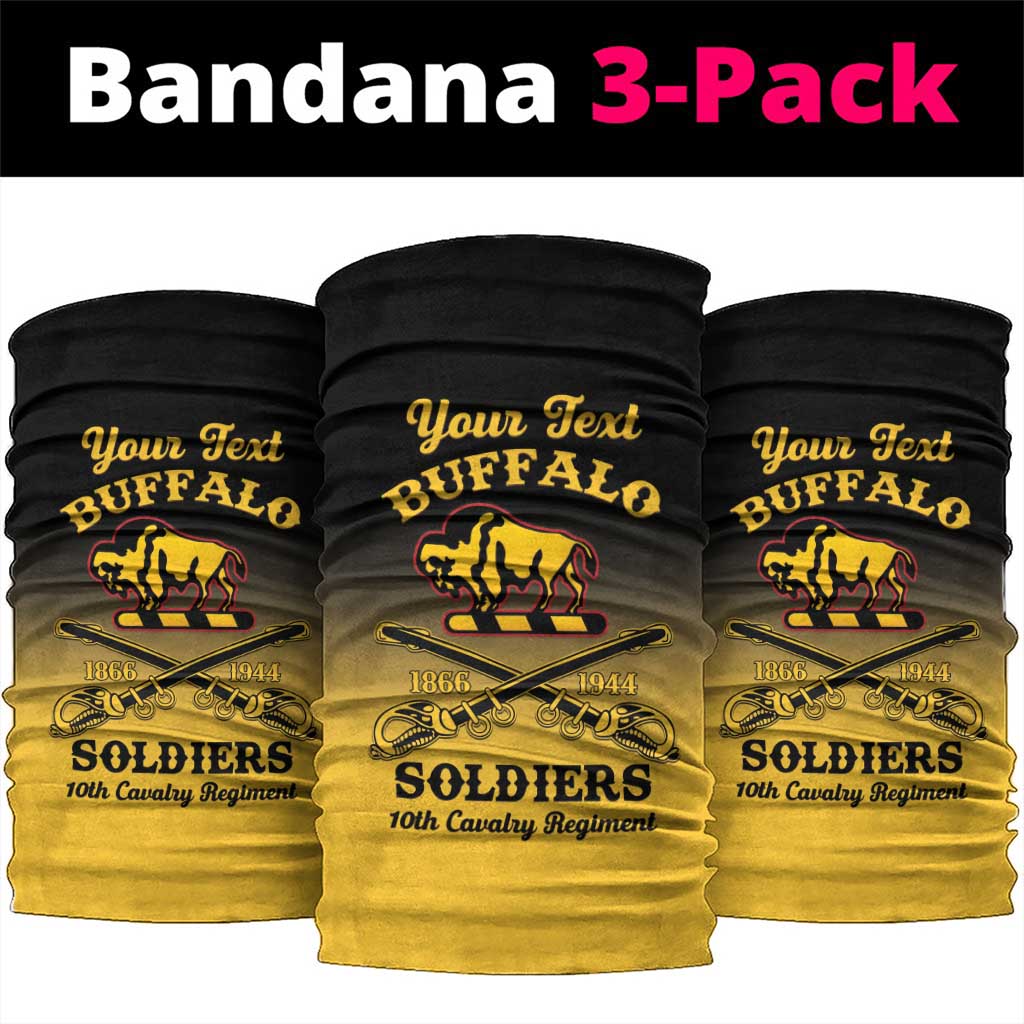 Personalized Afro-Americans Buffalo Soldiers Neck Gaiter 10th Cavalry Regiment LT15