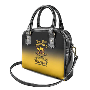 Personalized Afro-Americans Buffalo Soldiers Shoulder Handbag 10th Cavalry Regiment