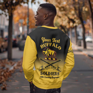 Personalized Afro-Americans Buffalo Soldiers Sweatshirt 10th Cavalry Regiment