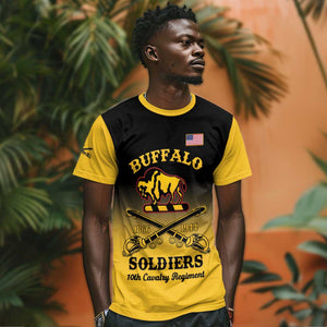 Personalized Afro-Americans Buffalo Soldiers T shirt 10th Cavalry Regiment