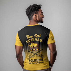 Personalized Afro-Americans Buffalo Soldiers T shirt 10th Cavalry Regiment