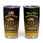 Personalized Afro-Americans Buffalo Soldiers Tumbler Cup 10th Cavalry Regiment