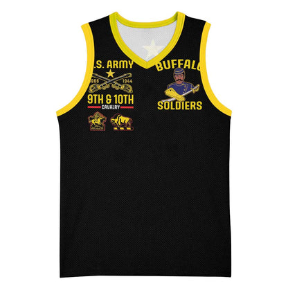 Afro-Americans Buffalo Soldiers Basketball Jersey 9th and 10th Cavalry Regiment LT15