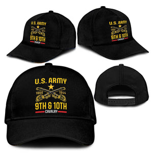 Afro-Americans Buffalo Soldiers Classic Cap 9th and 10th Cavalry Regiment - African Pride