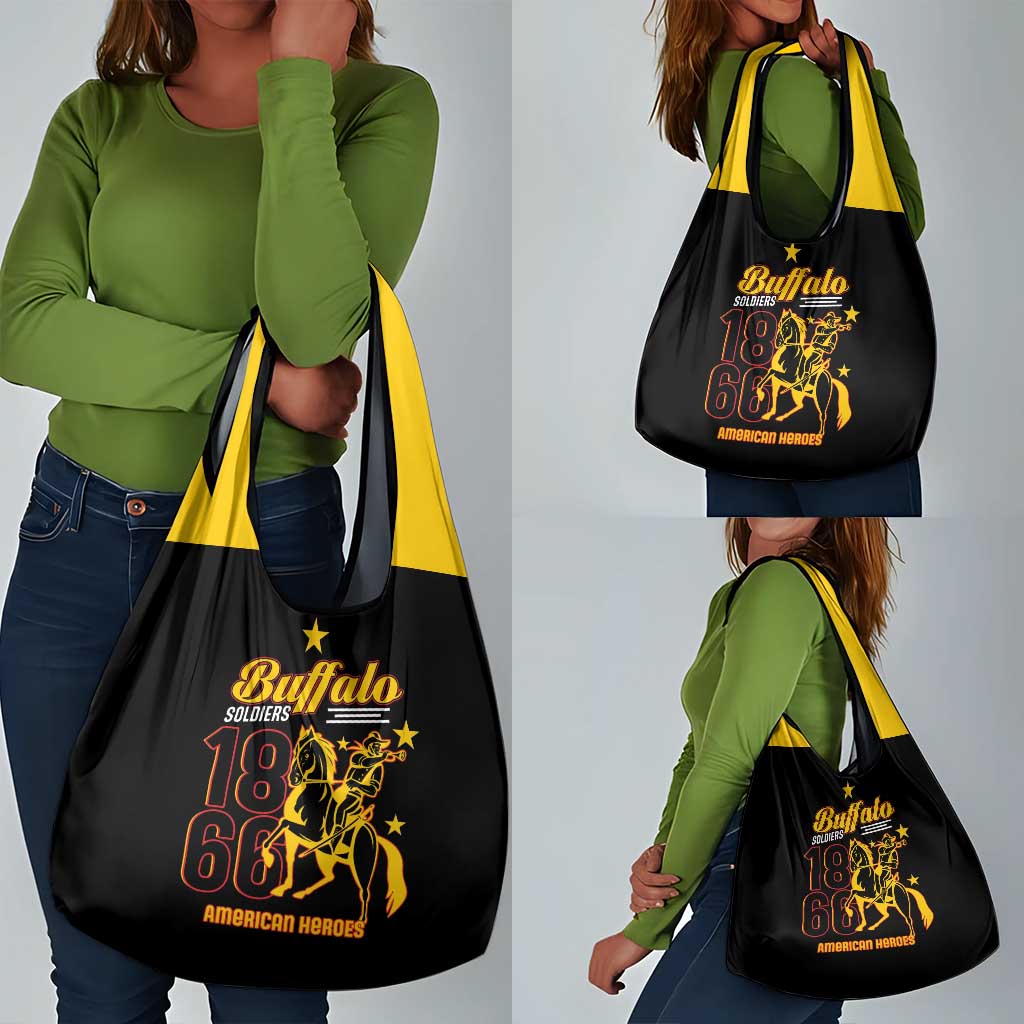 Afro-Americans Buffalo Soldiers Grocery Bag 9th and 10th Cavalry Regiment