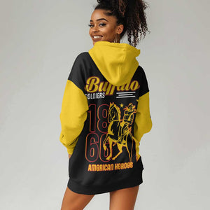 Afro-Americans Buffalo Soldiers Hoodie Dress 9th and 10th Cavalry Regiment