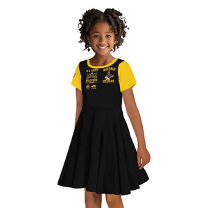 Afro-Americans Buffalo Soldiers Kid Short Sleeve Dress 9th and 10th Cavalry Regiment