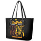 Afro-Americans Buffalo Soldiers Leather Tote Bag 9th and 10th Cavalry Regiment