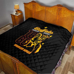 Afro-Americans Buffalo Soldiers Quilt 9th and 10th Cavalry Regiment