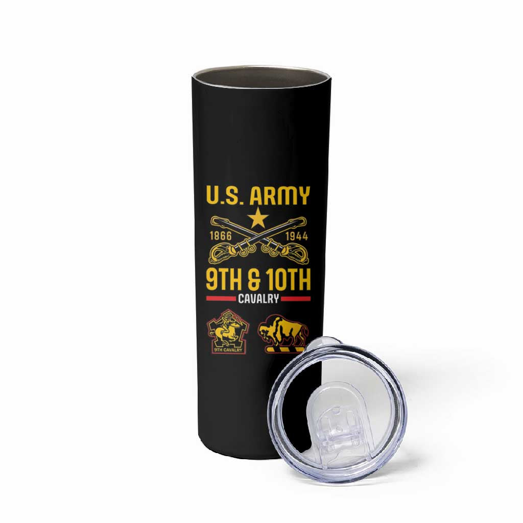 Afro-Americans Buffalo Soldiers Skinny Tumbler 9th and 10th Cavalry Regiment