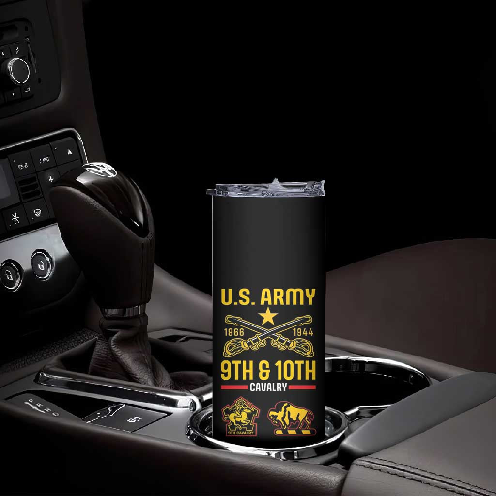 Afro-Americans Buffalo Soldiers Skinny Tumbler 9th and 10th Cavalry Regiment