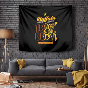 Afro-Americans Buffalo Soldiers Tapestry 9th and 10th Cavalry Regiment