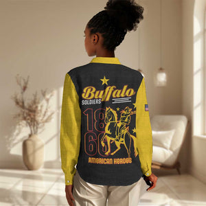 Afro-Americans Buffalo Soldiers Women Casual Shirt 9th and 10th Cavalry Regiment