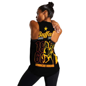 Afro-Americans Buffalo Soldiers Women Racerback Tank 9th and 10th Cavalry Regiment