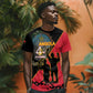 Personalized 4 De Fevereiro Angola T shirt Coat Of Arms Style