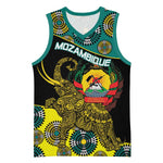 Personalized Mozambique Basketball Jersey African Elephant With Capunala Pattern LT15
