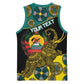 Personalized Mozambique Basketball Jersey African Elephant With Capunala Pattern LT15