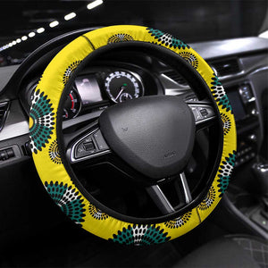 Mozambique Steering Wheel Cover African Elephant With Capunala Pattern