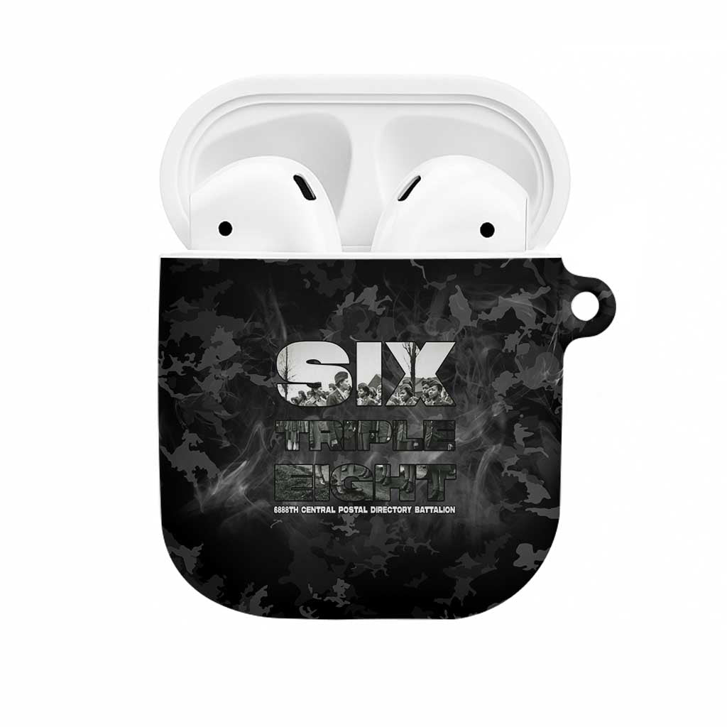 African American Heroes AirPods Case Six Triple Eight - Camo Style