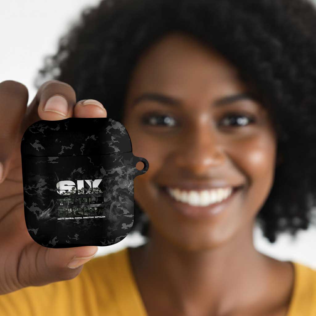 African American Heroes AirPods Case Six Triple Eight - Camo Style