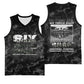 African American Heroes Basketball Jersey Six Triple Eight - Camo Style