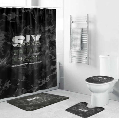 African American Heroes Bathroom Set Six Triple Eight - Camo Style