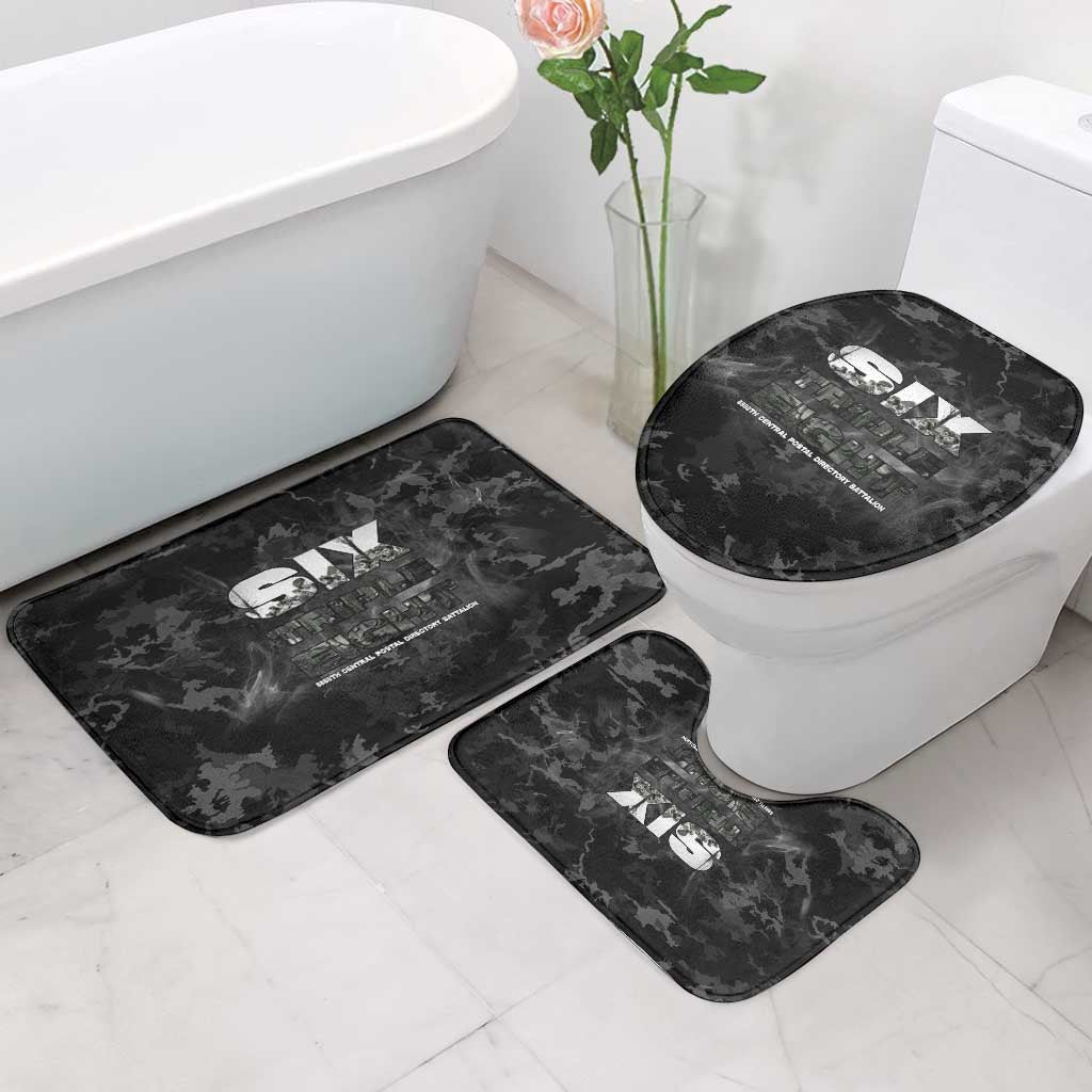 African American Heroes Bathroom Set Six Triple Eight - Camo Style