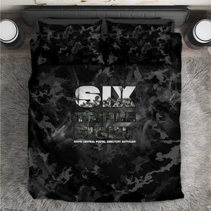 African American Heroes Bedding Set Six Triple Eight - Camo Style