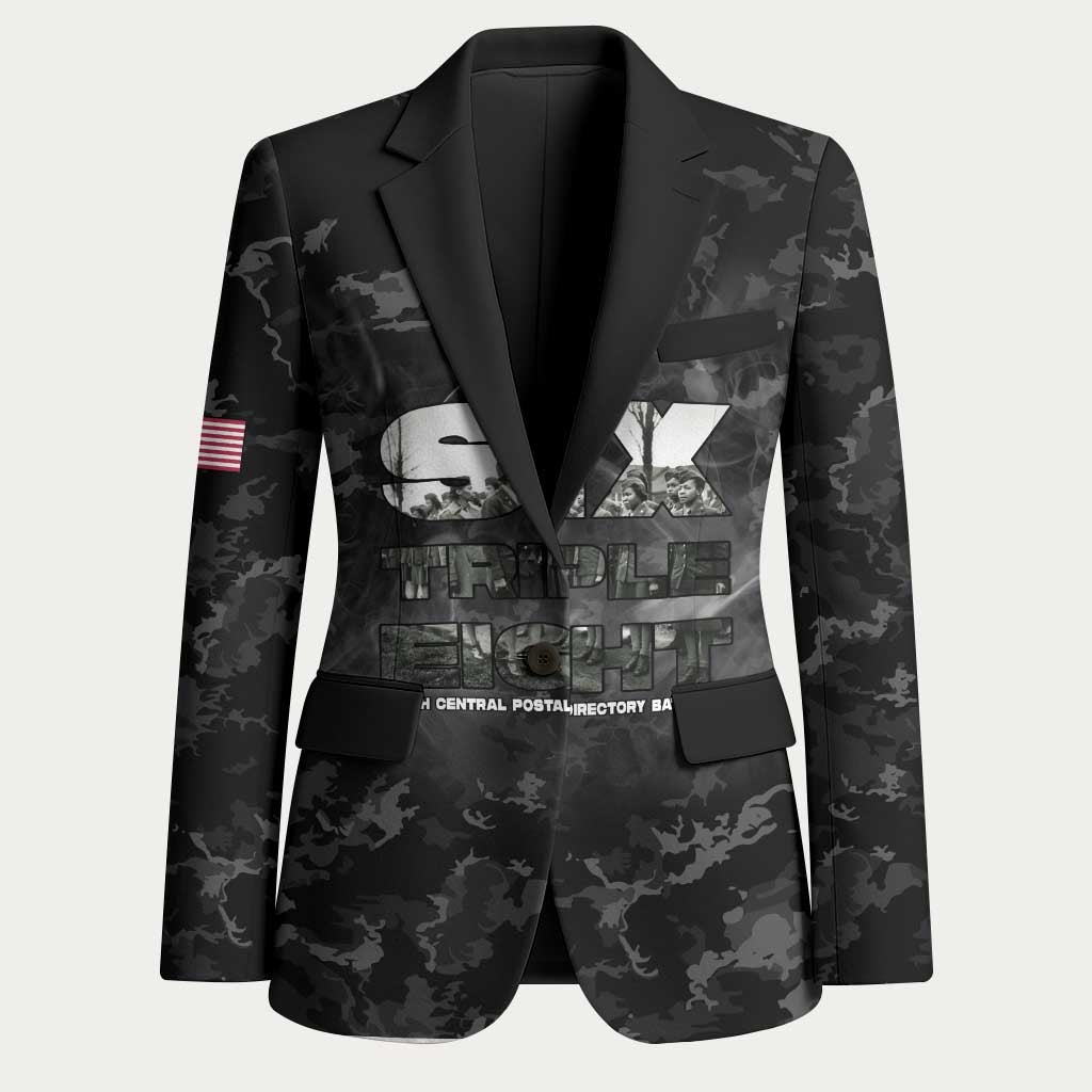 African American Heroes Blazer Six Triple Eight - Camo Style