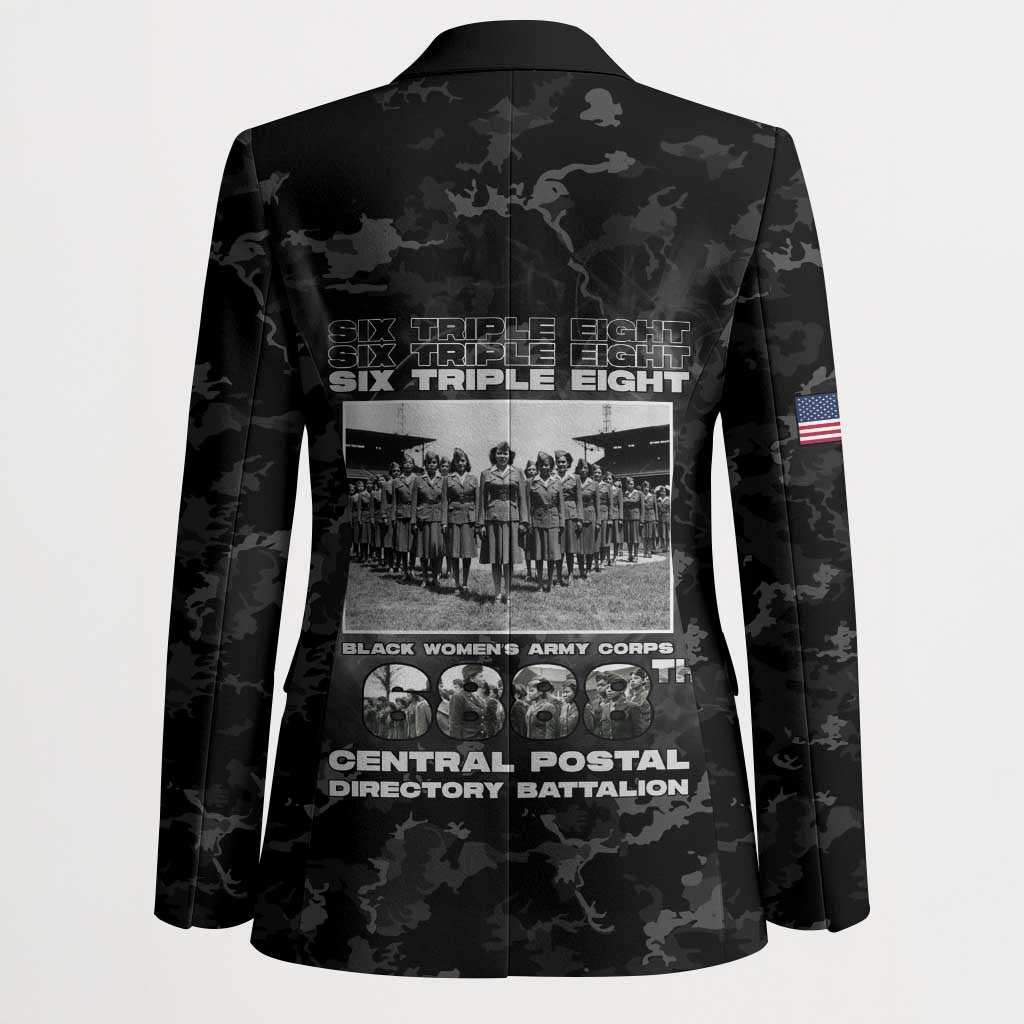 African American Heroes Blazer Six Triple Eight - Camo Style
