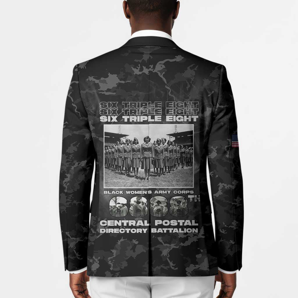 African American Heroes Blazer Six Triple Eight - Camo Style