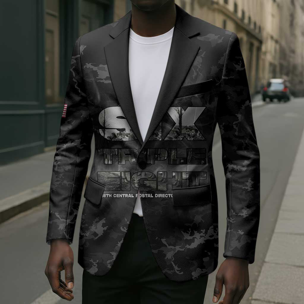 African American Heroes Blazer Six Triple Eight - Camo Style