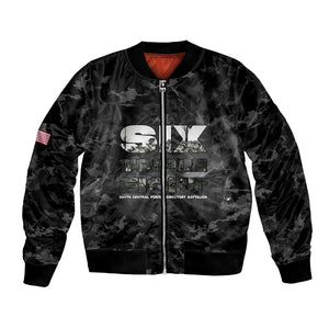 African American Heroes Bomber Jacket Six Triple Eight - Camo Style