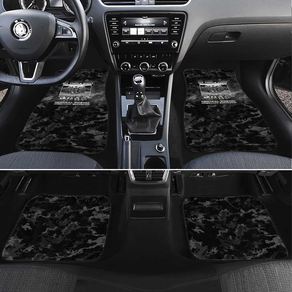 African American Heroes Car Mats Six Triple Eight - Camo Style