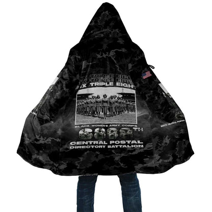 African American Heroes Cloak Six Triple Eight - Camo Style