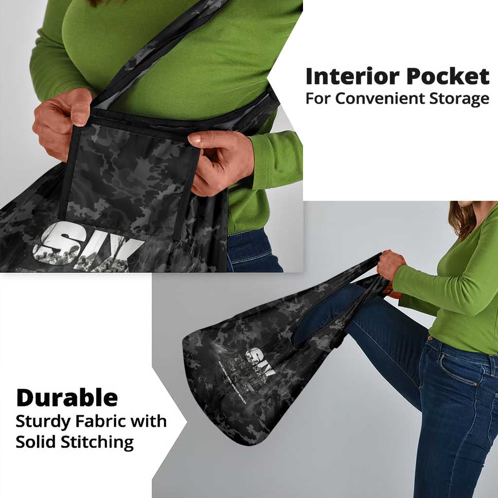 African American Heroes Grocery Bag Six Triple Eight - Camo Style